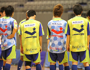 Supporting the F-League Shonan Bellmare as their sponsor