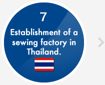 7.Establishment of a sewing factory in Thailand.